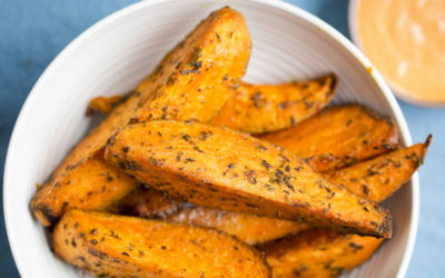 Sweet Potato Fries and Chipotle Mayonnaise