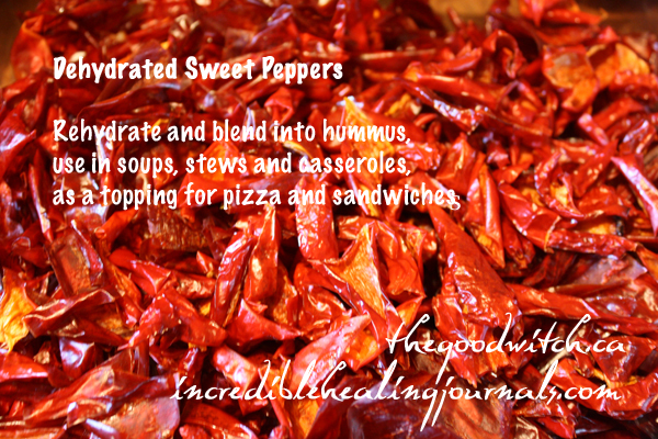Dehydrated Sweet Peppers The Good Witch