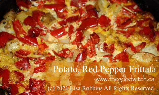 Potato and Sweet Red Pepper Frittata