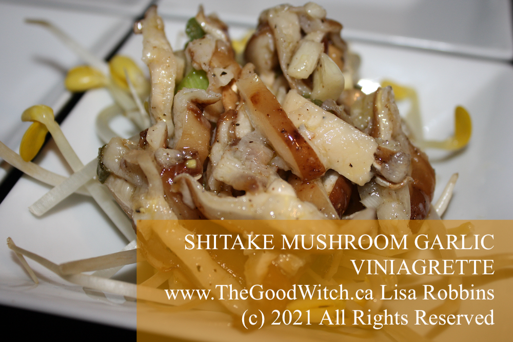 Shitake Mushroom Garlic Vinaigrette – Ketogenic Diet Friendly