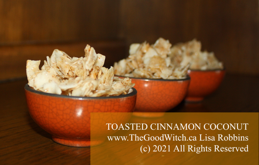 Toasted Cinnamon Coconut – Dehydrator Recipe